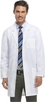 Dickies Everyday Scrubs Unisex 37 Inch Lab Coat,Wh