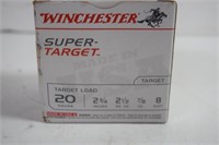 Full Box Winchester 20 Gauge Shells