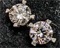 $3285 14K  Lab Grown Diamond(0.86ct) Earrings