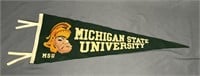 Vintage Michigan State University Banner, 29”