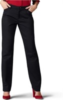 Lee Womens Wrinkle Free Relaxed Fit Straight Leg P
