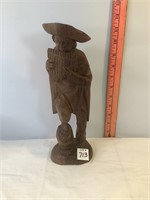 Wooden Hand Carved Figurine