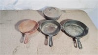 Vintage Cast Iron Pots and Pans