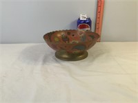 Brass Enameled Bowl