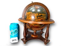 Wooden Old-Zodiac Globe