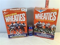 Empty Redskins Wheaties Boxes