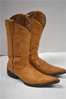 Rancho Full Quill Pointed Toe Western Boots 7EE