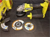 RYOBI 18V 4 1/2" angle grinder/cut off tool