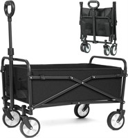 LUXCOL Foldable Wagon  200LBS  Black
