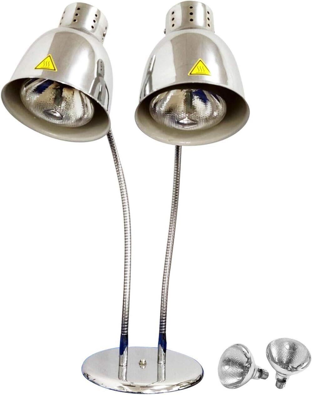 250w Dual Bulbs Food Heat Lamp  Buffet Warmer