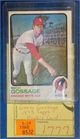 GOOSE GOOSAGE 1973 TOPPS ROOKIE CARD