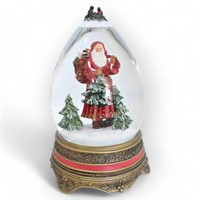 Hallmark Christmas Santa Snow Globe Deck the Halls