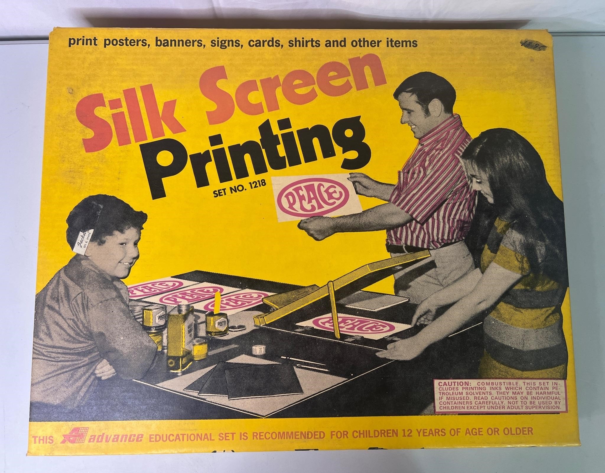 Silk Screen Printing Set No 1218 in Box