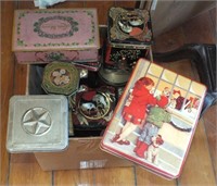 VINTAGE FANNY FARMER, ORIENTAL AND MORE TINS