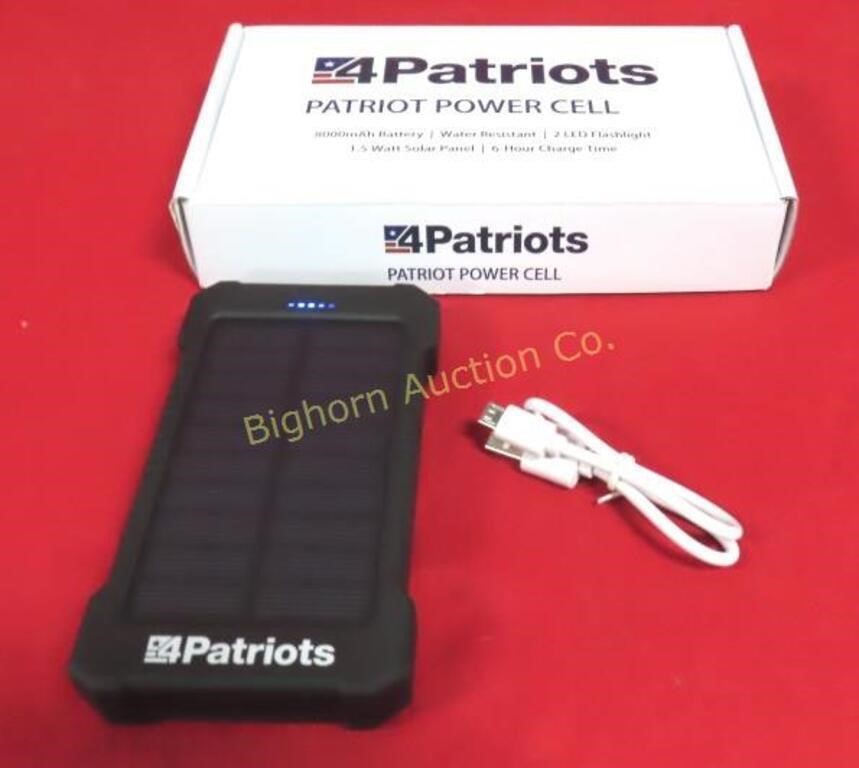 New 4 Patriots Patriot Power Cell, 8000MAH Battery