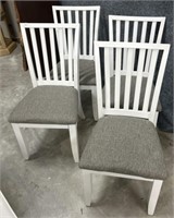 Modern White Dining Chairs Set of 4