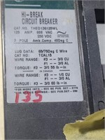 General Electric 125A breaker