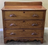 ANTIQUE EASTLAKE STYLE CHEST OF DRAWERS