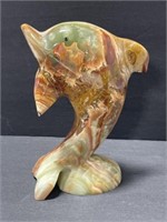 Carved Stone Dolphin Made in Pakistan (Repaired)