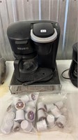Keurig Coffee Pot, Pod Drawer & Pods