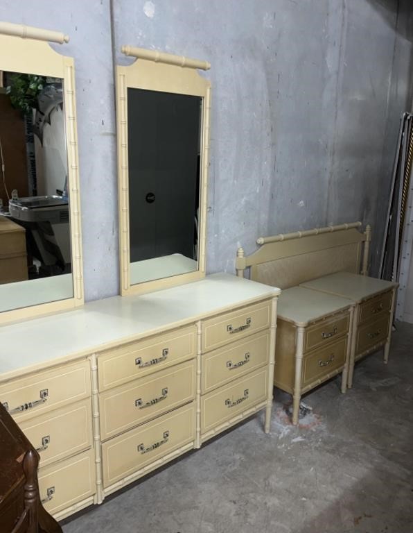 French style Bedroom Set , 9 Drawer