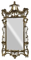 ITALIAN 20THC.  CHINESE CHIPPENDALE STYLE MIRROR