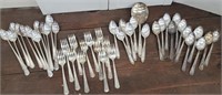 Vintage flatware - ice tea spoons, art deco
