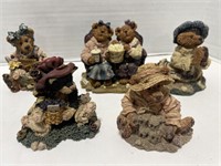 5 Boyds Bears & Friends Figurines