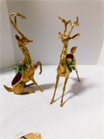 Vintage Reindeer, Donner & Blitzen