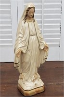 Virgin Mary chalk figure