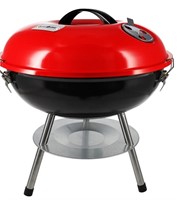 New condition Gas One 14IN Round Charcoal Grill