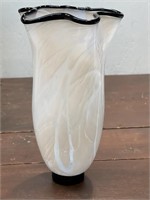 Nourot signed art glass vase