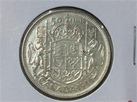 1946 Canadian Silver 50 cent