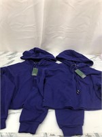 2-Pack (M) Blue Women's Sweat Shirt