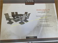 Living Accents Ainsley 7pc Swivel/Sling Dining Set