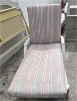Adjustable Chaise Lounge Chair with Cushion (