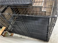 Large Animal Crate, Front Door, Foldable, Bottom