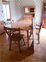 ROXTON MAPLE DINING TABLE + 6 - CHAIRS