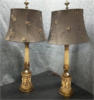 Pair of MCM Cherub Table Lamps
Height: 39”