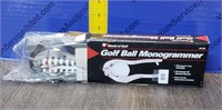 Golf Ball Monogrammer