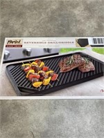 Parini cookware cast iron reversible grill /