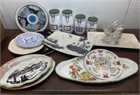 Platters / serving trays and canisters