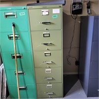 B541 Green file cabinet