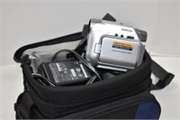 Sony Zeiss Handycam, Battery, Charger, Bag