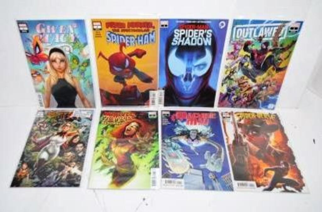 8 Assorted Marvel Comic Books