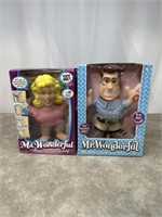 Mr and Ms Wonderful, with original boxes