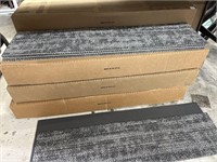 New, 7 Boxes Carpet Strips, Charcoal Color- Each