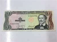 dominicana rep RED 1 peso1987