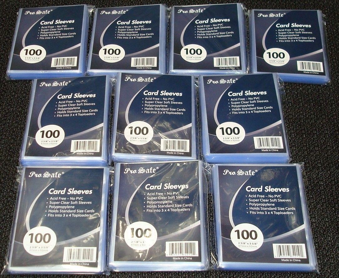NEW Lot of 1,000 Sealed Penny Sleeves