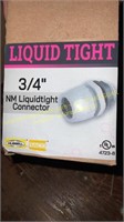 15ct. Liquid Tight 3/4" NM Liquidtight Connector